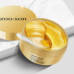 60pcs 24K Gold Collagen Eye Mask Anti Wrinkle Sleep Crystal Eye Patch Moisturizing Dark Circles Remover Eye Mask Eye Care